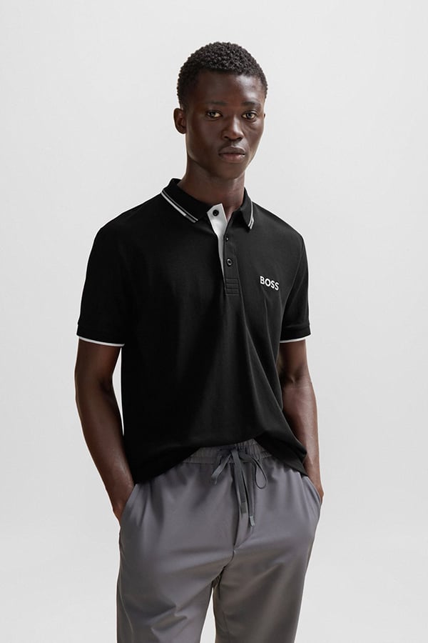 ΜΠΛΟΥΖΑ POLO BOSS - 002 ΜΑΥΡΟ
